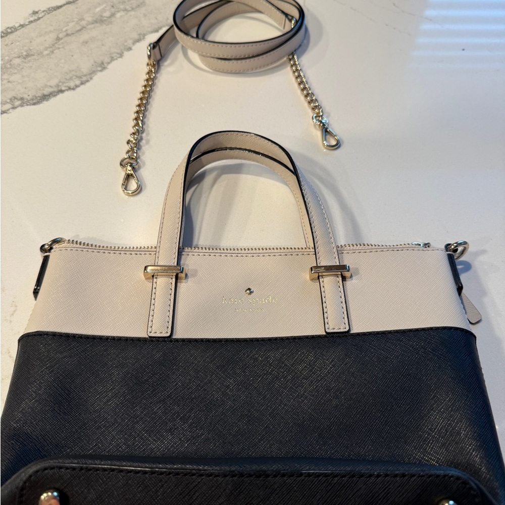 Kate Spade Harmony Crossbody Cedar Street Black/Ivory Pebble - Picture 11 of 14